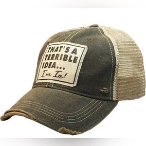 New adjustable hat - That’s A Terrible Idea… I’m In